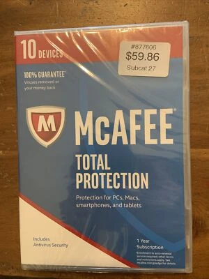 McAfee Total Protection 2017 1 Year 10 Devices - Image 1 of 2
