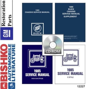 1985 Buick (w/ Supplement II) Shop Service Repair Manual CD Engine Drivetrain - Picture 1 of 1