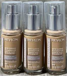 Base Revlon Illuminance Skin Caring Light Natural #213 - Lote de 3 - Imagen 1 de 6
