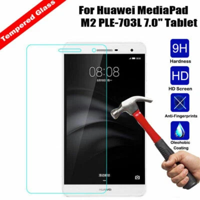 2Pcs For Huawei Mediapad T1 T3 M5 M6 Tablet 9H Tempered Glass Screen Protector - Image 1 of 4