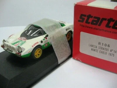 WOW EXTREMELY RARE Lancia Stratos HF 14 Winner M.Carlo 1975 WRC 1:43 Starter-HPI Foto 1 de 3
