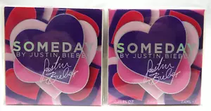 SOMEDAY - JUSTIN BEIBER Miniature 2 x 7.4ml Parfum Splash Womens Perfume NEW - Picture 1 of 7
