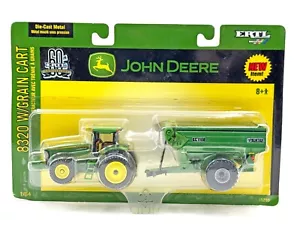 1/64 John Deere 8320 Front Wheel Assist Tractor With Frontier Grain Cart - Picture 1 of 1