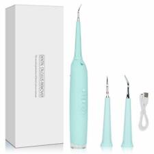 USB Rechargeable Dental Calculus Remover 3 Modes Vibration 2 Clean Head