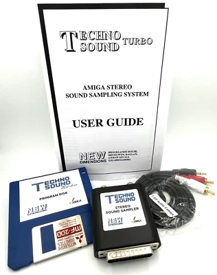 Amostrador de som estéreo Commodore Amiga Techno Sound Turbo raro limitado vendedor dos EUA - Imagem 1 de 4