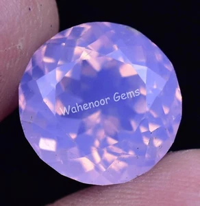 Natural Pink Opal 13.00 Ct Round Certified Unheated Welo Australian Gemstone - Picture 1 of 8