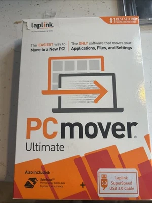 LapLink PCMover Ultimate SafeErase for Windows 10, 8, 7, Vista, XP *NEW/ SEALED* - Image 1 of 3