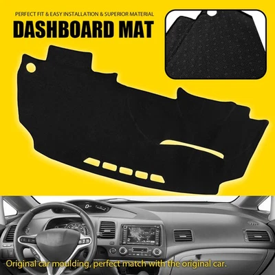 Fit Acura CSX 2006 2007 2008 2009 2010 2011 Dashboard Cover Dashmat Non-slip Pad - Image 1 of 4
