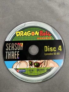 DRAGON BALL SEASON 3 DISC 4 DVD Replacement DISC Only Tested - Imagen 1 de 2