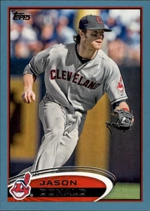 2012 Topps Wal Mart Blue Border Indians Baseball Card #566 Jason Donald - Picture 1 of 2