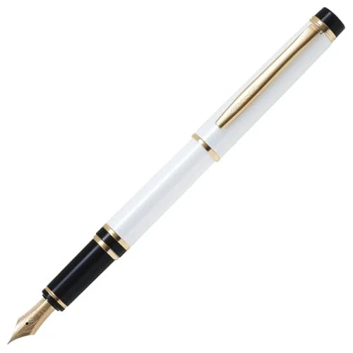 Pilot Grance Fountain Pen EF F FM M 14k Pearl White Body Made in Japan