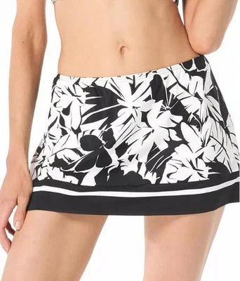 Minifalda para mujer Michael Michael Kors estampada negra XS Foto 1 de 2