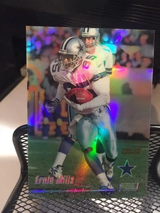 1999 SC Chrome Refractor First Day Issue NNO PROOF Ernie Mills Cowboys - Picture 1 of 1
