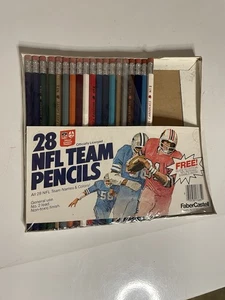 Matite squadra NFL 19 vintage n. Lotto 2 FaberCastell in confezione aperta - Foto 1 di 4