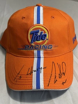 Nascar Racing Tide Downy Autographed Signed by Travis  Kvapil Hat Cap - Image 1 of 4