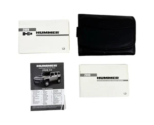 2008 Hummer H3 Owners Manual Guide Book Booklet Set w/ Case Factory OEM - Picture 1 of 5