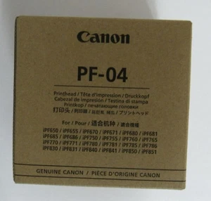 Testina di Stampa Originale (PF04, 3630B001) CANON iPF Nuova Imballata - Zdjęcie 1 z 1