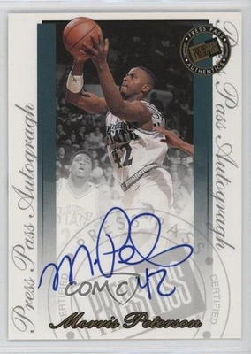 2000 Press Pass Signature Edition Auto Morris Peterson Rookie Auto RC - Image 1 of 2