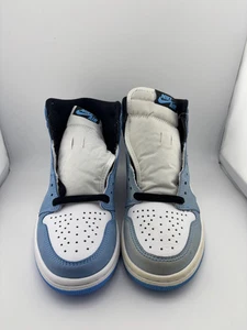 Jordan 1 Retro High White University Blue Black (GS) - Size 5 - 575441-134 - Picture 1 of 5