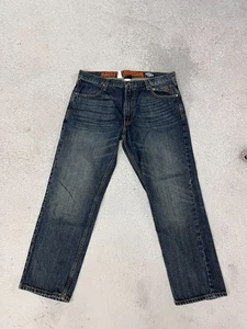 Harley-Davidson Jeans Herren 36x30 Dark Wash Denim Biker Straight Leg Gebraucht - Bild 1 von 6