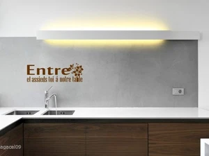 ENTRE..LINGUA FRANCESE FRANCIA WALL CITAZIONE VINILE DECORAZIONE ADESIVO DECAL STENCIL MURALE - Foto 1 di 2