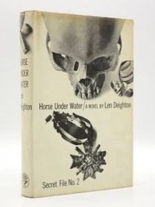 LEN DEIGHTON Horse Under Water *SIGNED* 1963 1st Edition Ipcress File Sequel - Picture 1 of 16