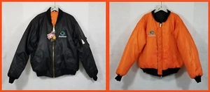 Neu mit Etikett USAF Rothco UltraForce Blackhawk Fliegerjacke für Herren - schwarz - wendbar - 2XL - Bild 1 von 10