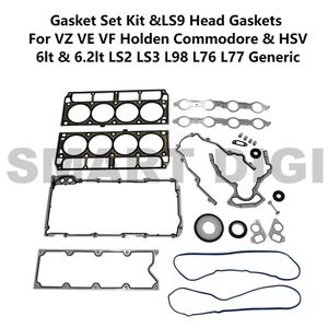 Gasket Set Kit&Head Gaskets For Holden Commodore VZ L76 L77 LS3 6L 6.2L V8 - Picture 1 of 10