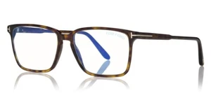 Autentico Tom Ford TF5696-B | 56-16-145 | Dark Havana 052 - Foto 1 di 1