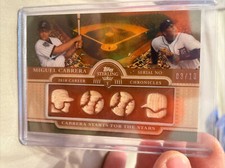 2010 Topps Sterling Career Chronicles Miguel Cabrera Quad Bat 03/10 4CCR-41