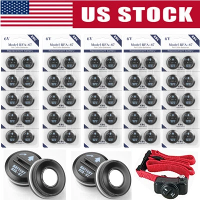 Batería de repuesto compatible para collar de perro mascota RFA-67 6V de 10/50 piezas para PetSafe Foto 1 de 4