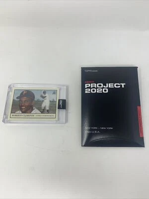 ROBERTO CLEMENTE TOPPS PROJECT 2020 #78 1955 #164 Pirates RC Oldmanalan LIM ED! - Image 1 of 3
