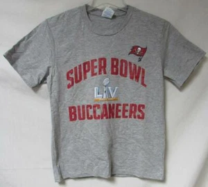 Tampa Bay Buccaneers Super Bowl LV Youth Size Medium T-Shirt A1 4552 - Picture 1 of 2