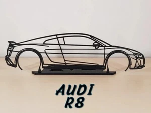 Maqueta Audi R8 Silueta 20cm - Imagen 1 de 1