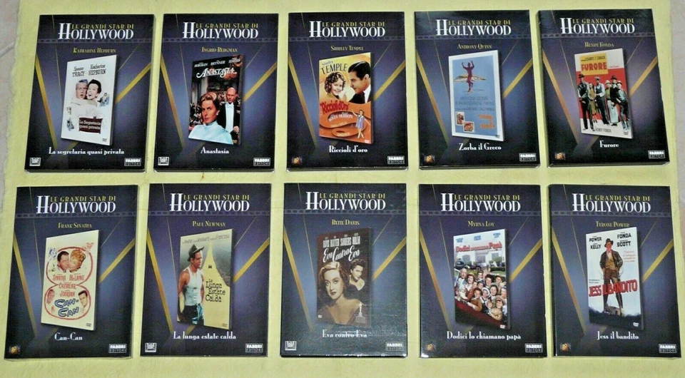 "Le grandi star di Hollywood" 27 dvd - Immagine 1 di 1