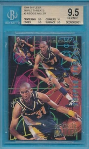 BGS 9.5 GEM MINT REGGIE MILLER HOF 1994 FLEER-5 TRIPLE THREATS BVG BECKETT TPHLC - Picture 1 of 7