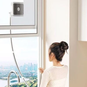 Gray High-rise Window Cleaner Household Glass Wiper Balcony Partition Door - Picture 1 of 13