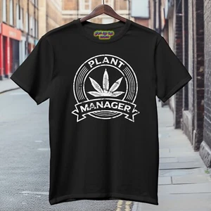 Plant Manager Cannabis Black T-Shirt S-3XL - Picture 1 of 5