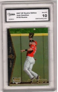 2007, SP ROOKIE EDITION, JOSH HAMILTON ROOKIE CARD # 159 GMA 10 MINT - Picture 1 of 1