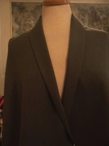 4yds MULTI HEATHER MUTED GREEN TAN SUIT WGT WOOL BLEND SMOOTH OR GRAINY FABRIC - Picture 1 of 5
