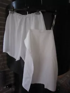 completo in puro lino - anni 40 ricamato a mano- due pezzi - Zdjęcie 1 z 11
