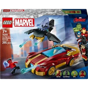 LEGO Super Heroes Iron Man Car & Black Panther vs. Red Hulk 76310 Kit 295 pcs - Picture 1 of 5