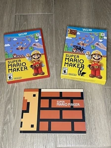 Super Mario Maker (Nintendo Wii U 2015) mit Ideenbuch komplett CIB getestet funktioniert - Bild 1 von 4