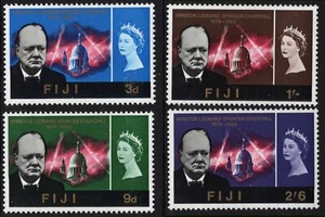 FIJI 1965 CHURCHILL (4) COMO NUEVO DESQUICIADO (A30494) - Imagen 1 de 1