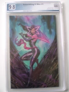 Astonishing X-Men #1 2017 PGX 9.8 Adi Granov Virgin Variant cover Art - Picture 1 of 4
