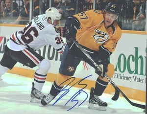 Foto firmada/autografiada de Gabriel Bourque Nashville Predators de 8x10 152682 - Imagen 1 de 2