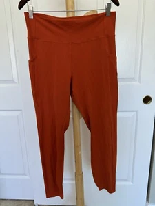 REI Cooperative Take Your Time 7/8 Leggings Women’s XL Copper Spice Orange - Picture 1 of 7
