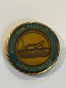 RARE US ARMY 100th INFANTRY DIVISION, 2d-398th Armor Regiment Command COIN - Picture 1 of 4