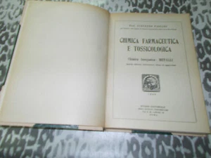 CHIMICA INORGANICA METALLI METALLOIDI PROFESSORE VINCENZO PAOLINI 1949 - Imagen 1 de 1