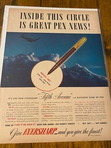 Penna Eversharp 1943 vintage ottima penna pubblicità notizie - Foto 1 di 1